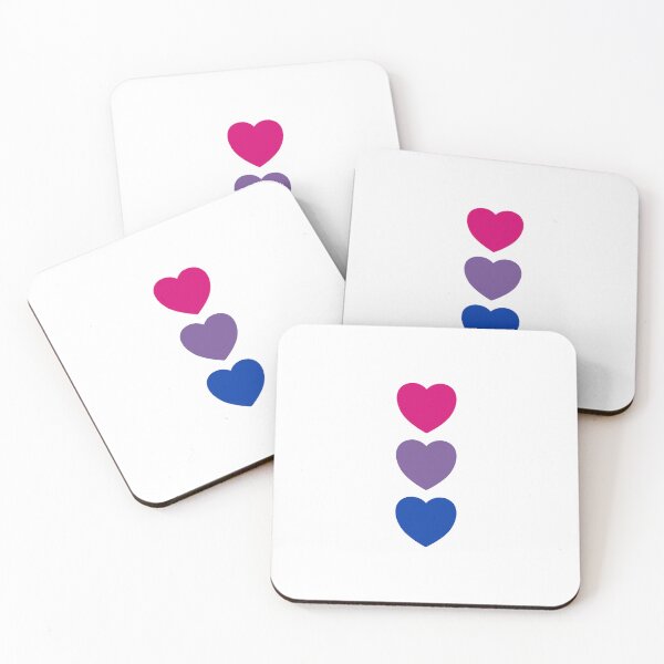 Item preview, Hearts Bi Flag Colors - Subtle Pride  designed and sold by Inspirationmotivation.