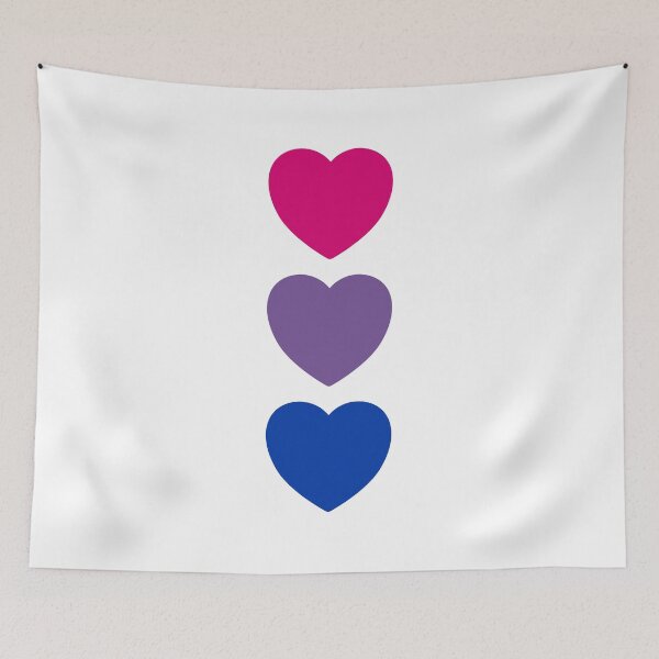 Item preview, Hearts Bi Flag Colors - Subtle Pride  designed and sold by Inspirationmotivation.