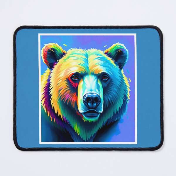 Item preview, Vibrant Grizzly - The Spirit of the Wild designed and sold by ChrisButler.