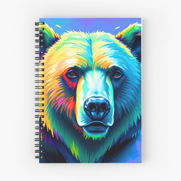Item preview, Vibrant Grizzly - The Spirit of the Wild designed and sold by ChrisButler.