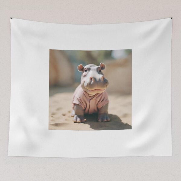 Item preview, hippo so cute designed and sold by pig2u.