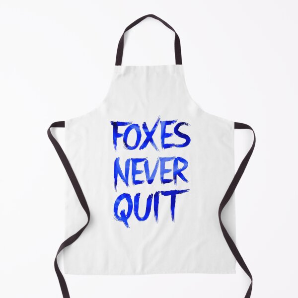 Item preview, Foxes Never Quit blue flames designed and sold by VRedBaller.