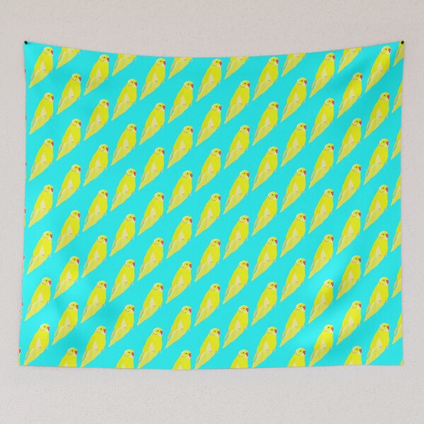 Item preview, Cute Indian Ringneck Parakeet Yellow Version designed and sold by TiffinByLK.