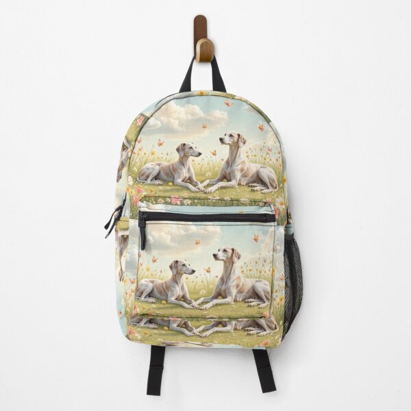 Item preview, A serene 3D pattern background showcasing Greyhounds lounging in a sunny meadow,surrounded by soft clouds and butterflies,perfect for calming pet-themed designs. designed and sold by AlwaysHome.