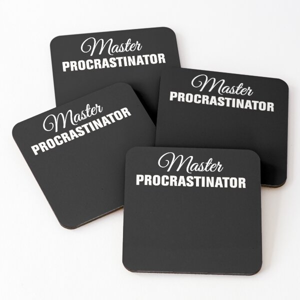 Item preview, master procrastinator designed and sold by KaiLabsArt.