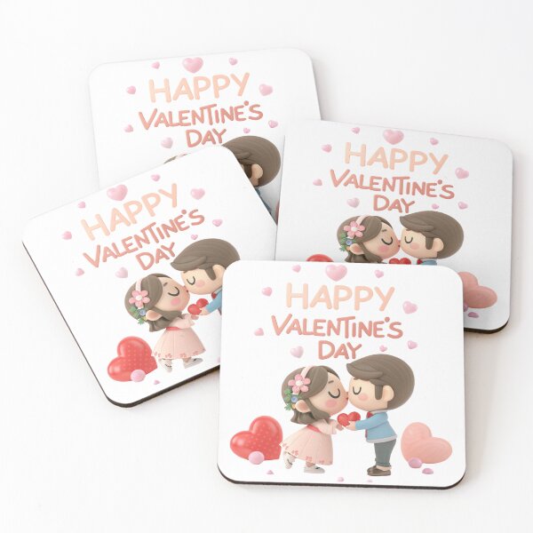 Item preview, Cute Valentine's Day Couple Illustration designed and sold by 19Beauty.