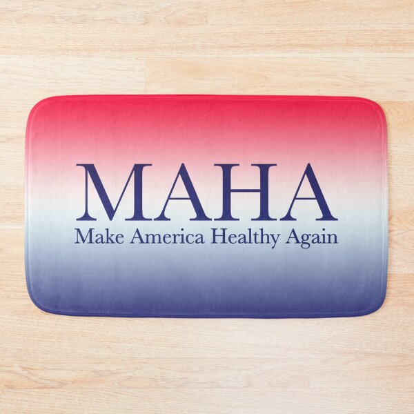 Artikelvorschau, Kennedy MAHA Make America Healthy Again Patriotische USA Rot Weiß & Blau Farbverlauf entworfen und verkauft von ForestBabies.