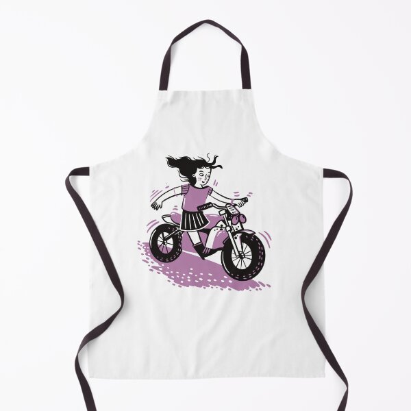 Item preview, Girl on a motorbike designed and sold by jasmineberry.