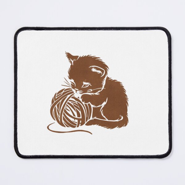 Item preview, cat with yarn designed and sold by jkrphoto.