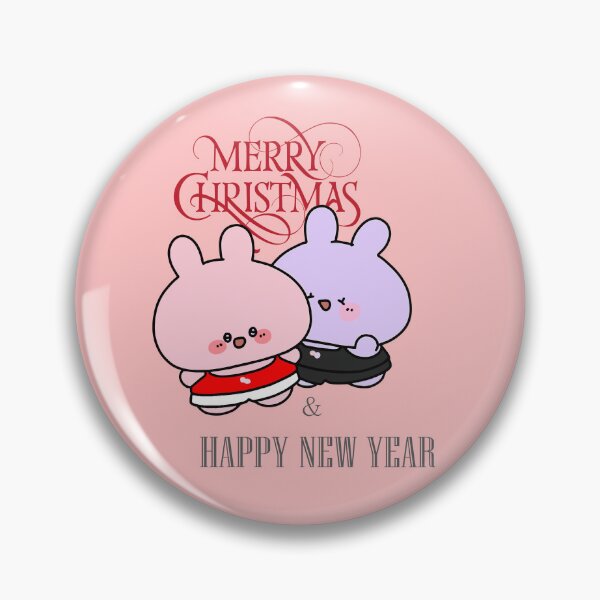 Item preview, Merry Christmas and Happy New Year - Cute Asamimichan Art designed and sold by FEBRICAST.