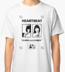 Chris & Cosey - Heartbeat schwarz Classic T-Shirt