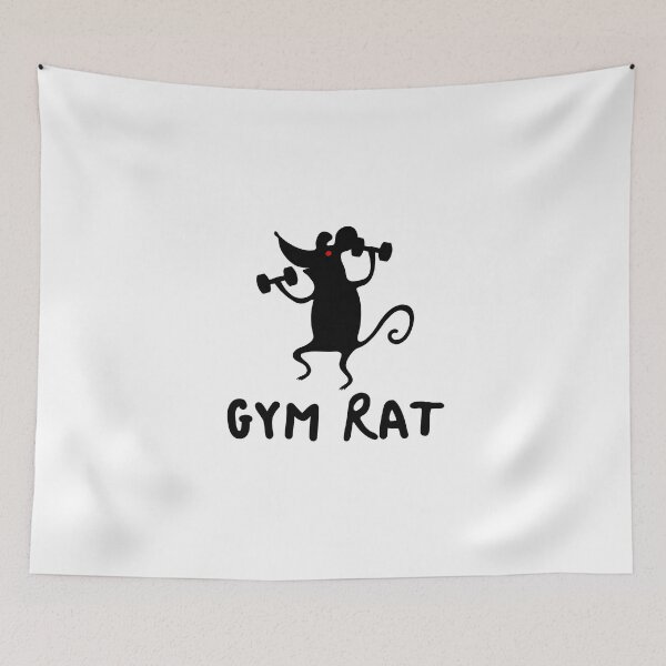 Item preview, Gym Rat - funny rat designed and sold by Weknes.