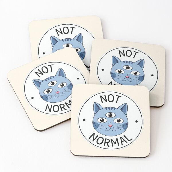 Item preview, Not Normal Three-Eyed Cat Illustration designed and sold by Dream-Fab.