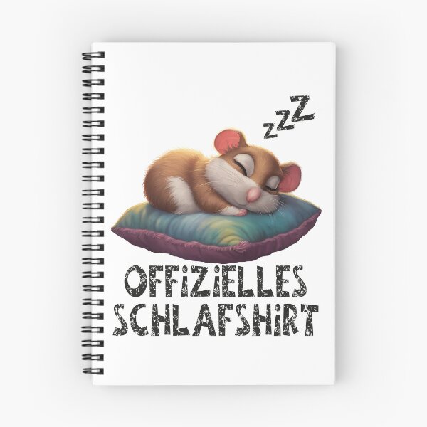 Item preview,  Offizielles Schlafshirt - Niedlicher Hamster schläft designed and sold by Smix Pixels.