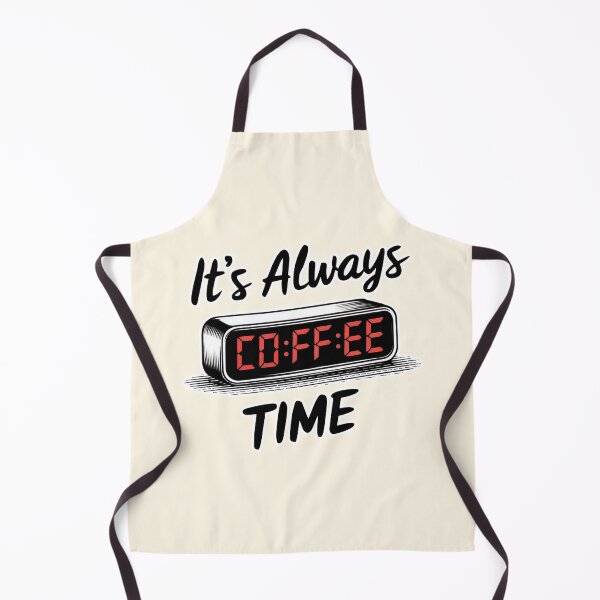 Item preview, It’s Always Coffee Time Digital Clock designed and sold by Dream-Fab.