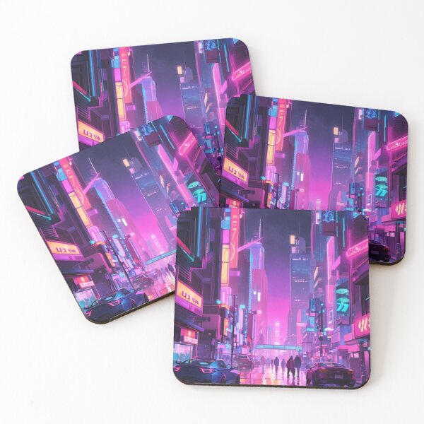 Item preview, 002 Cyberpunk City designed and sold by Alexis Art Collection.