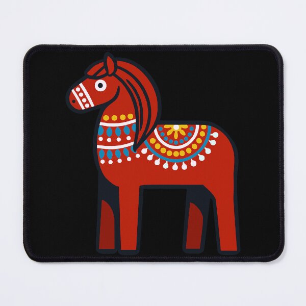 Item preview, Scandinavian dala horse designed and sold by FreshArtFusion.