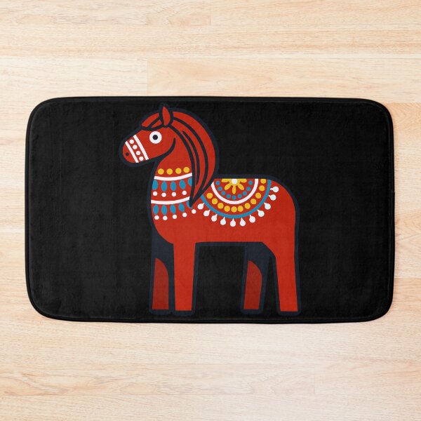 Item preview, Scandinavian dala horse designed and sold by FreshArtFusion.