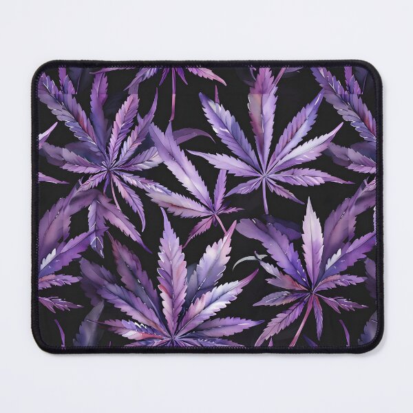 Item preview, Purple marijuana leafs design designed and sold by EccentricsByE.