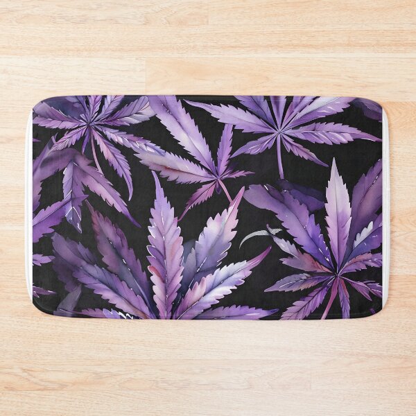 Item preview, Purple marijuana leafs design  designed and sold by EccentricsByE.