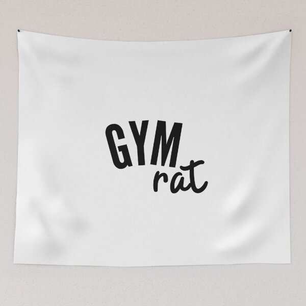 Item preview, Gym Rat - text designed and sold by Weknes.