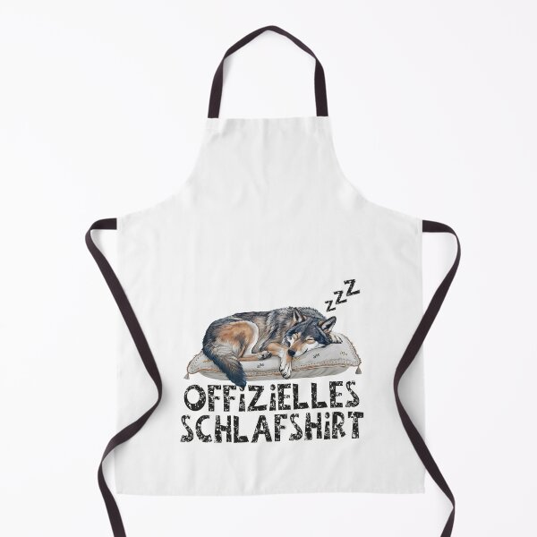 Item preview, Offizielles Schlafshirt - Niedlicher Wolf schläft designed and sold by Smix Pixels.