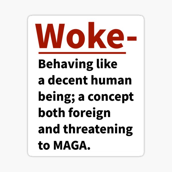 Item preview, Woke definition  designed and sold by Rachel the Artist .