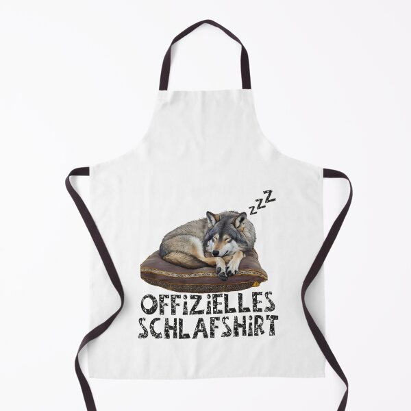 Item preview, Offizielles Schlafshirt - Niedlicher Wolf schläft designed and sold by Smix Pixels.