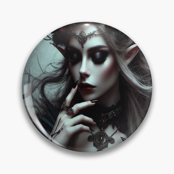 Item preview, AI generated dark elf designed and sold by AI-this-is-AI.