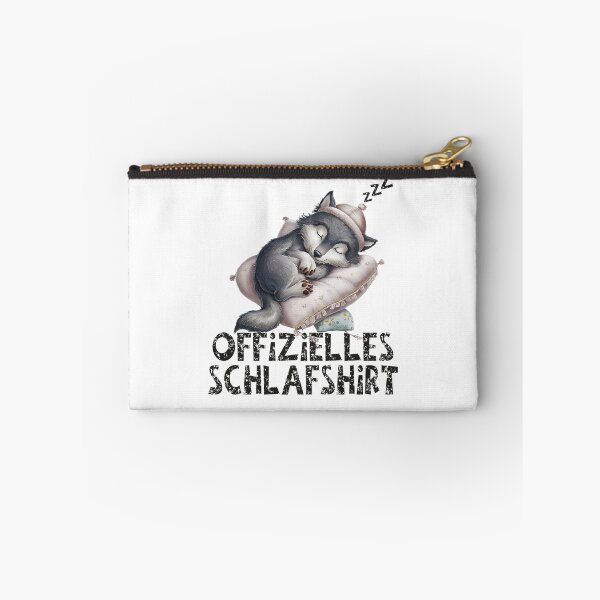 Item preview, Offizielles Schlafshirt - Niedlicher Wolf schläft designed and sold by Smix Pixels.