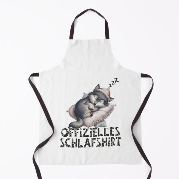 Item preview, Offizielles Schlafshirt - Niedlicher Wolf schläft designed and sold by Smix Pixels.