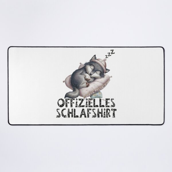 Item preview, Offizielles Schlafshirt - Niedlicher Wolf schläft designed and sold by Smix Pixels.