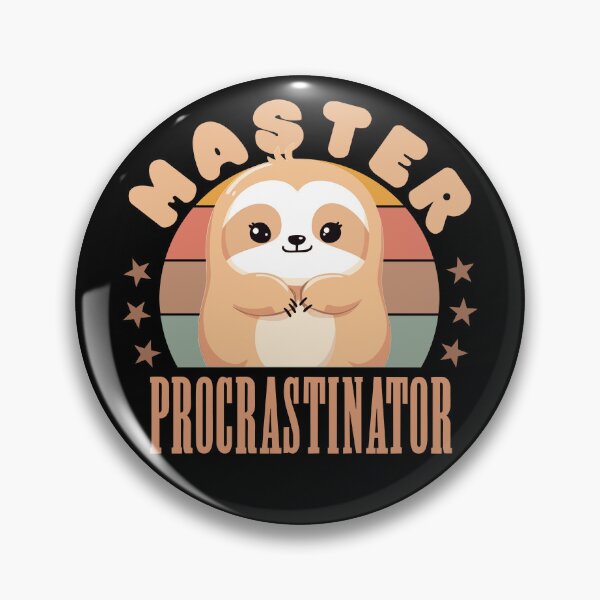 Item preview,  master procrastinator designed and sold by KaiLabsArt.