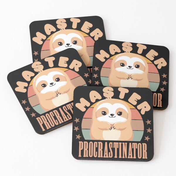 Item preview, master procrastinator designed and sold by KaiLabsArt.