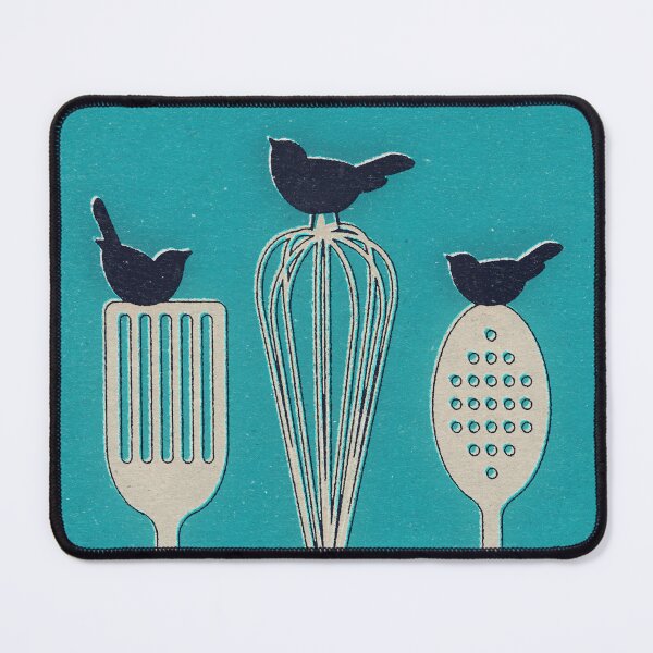Item preview, Minimalist Retro Kitchen Birds Art designed and sold by H G  Designs.