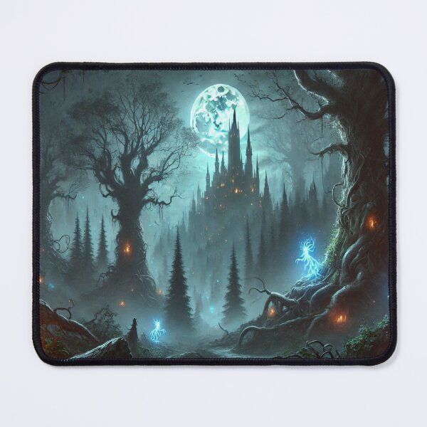 Item preview, AI generated dark fantasy forest designed and sold by AI-this-is-AI.