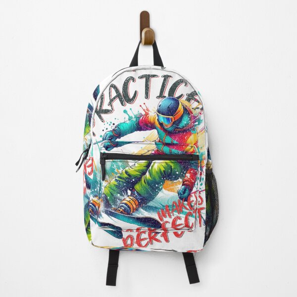 Item preview, Practice Makes Perfect: Skiing Enthusiast designed and sold by Eksama Design.