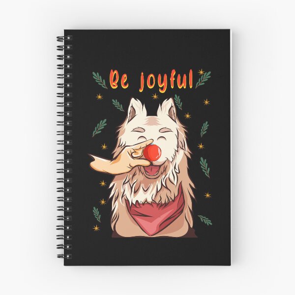 Item preview, Samoyed dog Christmas designed and sold by Mariia Berezhna.