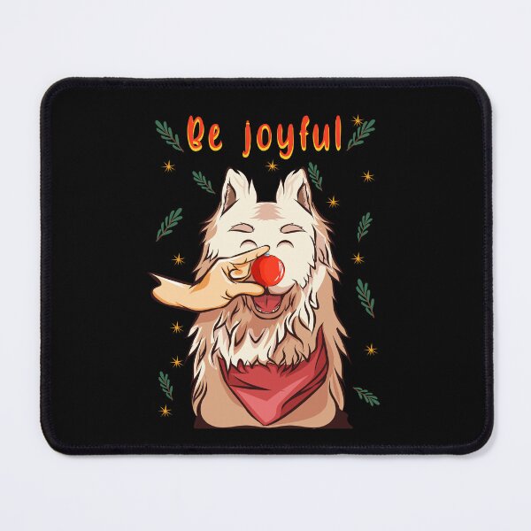 Item preview, Samoyed dog Christmas designed and sold by Mariia Berezhna.