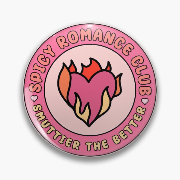 Item preview, spicy romance club | retro pink book club | spicy books designed and sold by folklorewhisper.