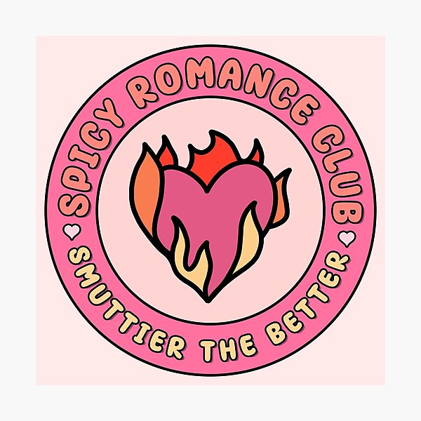 Artikel-Vorschau von Club der würzigen Romantik | Retro-Pink-Buchclub | würzige Bücher, designt und verkauft von folklorewhisper.