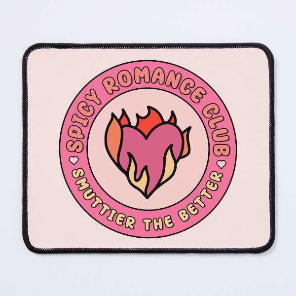 Item preview, spicy romance club | retro pink book club | spicy books designed and sold by folklorewhisper.