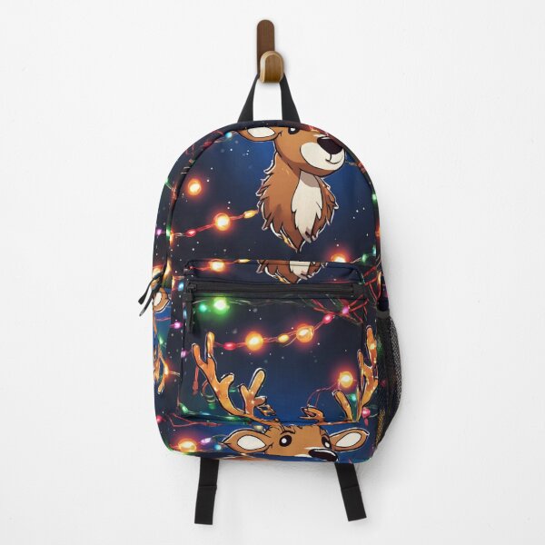 Item preview, Festive Reindeer Fun: Tangled in Christmas Lights - Second version Christmas Gift designed and sold by andrew758.