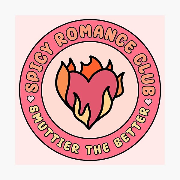 Artikel-Vorschau von Club der würzigen Romanze | Retro-Pfirsich-Buchclub | würzige Bücher, designt und verkauft von folklorewhisper.