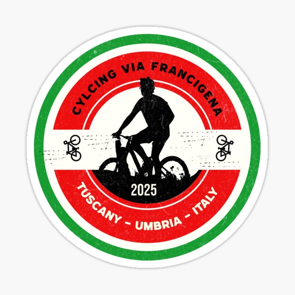 cycling via francigena, italy tuscany 2025