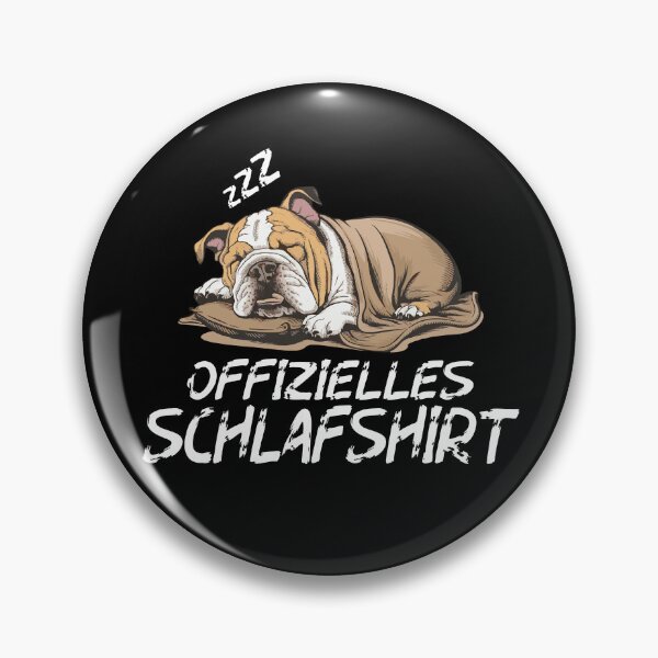 Item preview, Offizielles Schlafshirt - Niedlicher Englisch Bulldog schläft designed and sold by Smix Pixels.