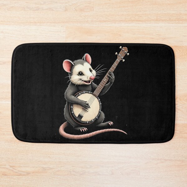Item preview, Funny Opossum Playing Banjo - Banjo Lovers designed and sold by kjp-design.
