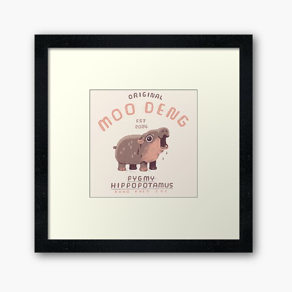 Item preview, Original Moo deng designed and sold by louros.