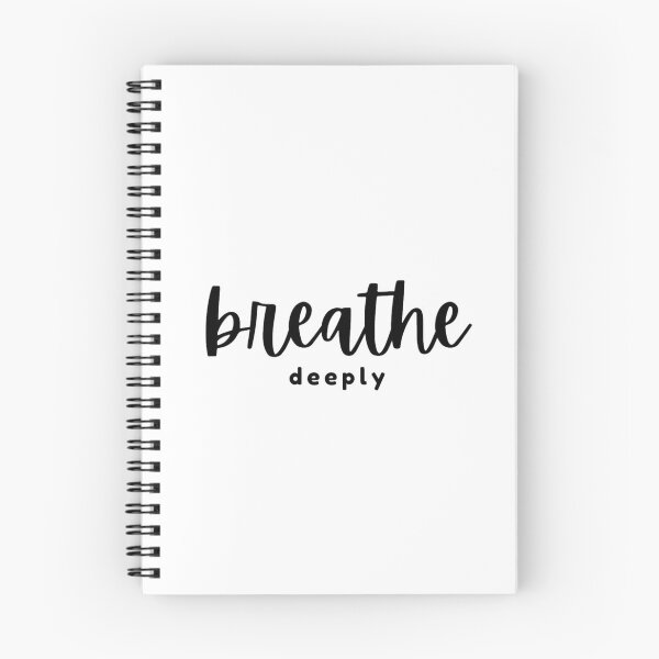 Item preview, Breathe Deeply Inspirational Quote - Mindfulness and Relaxation | Daily Reminder designed and sold by Lucesco.