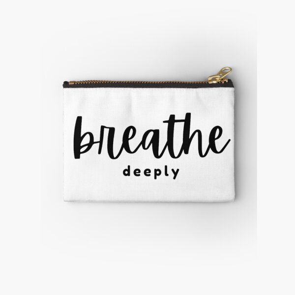 Item preview, Breathe Deeply Inspirational Quote - Mindfulness and Relaxation | Daily Reminder designed and sold by Lucesco.